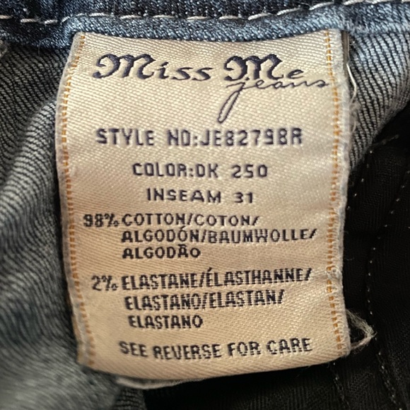 Sz 28 Miss Me Jeans - Picture 8 of 8